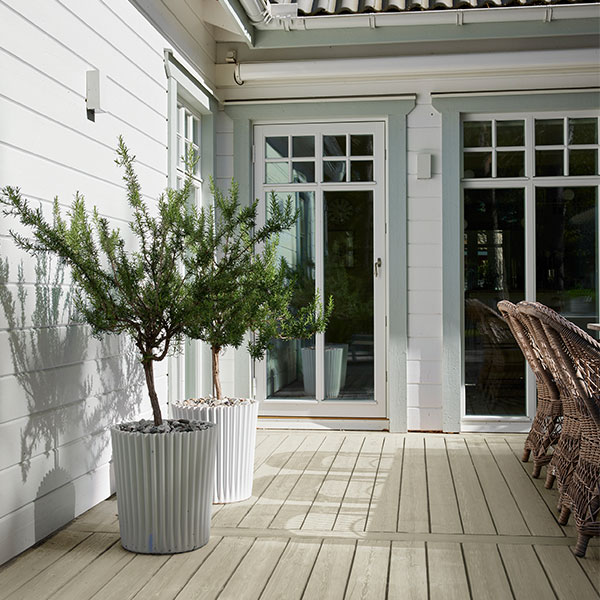 Terrassolja och trädgårdsinspiration