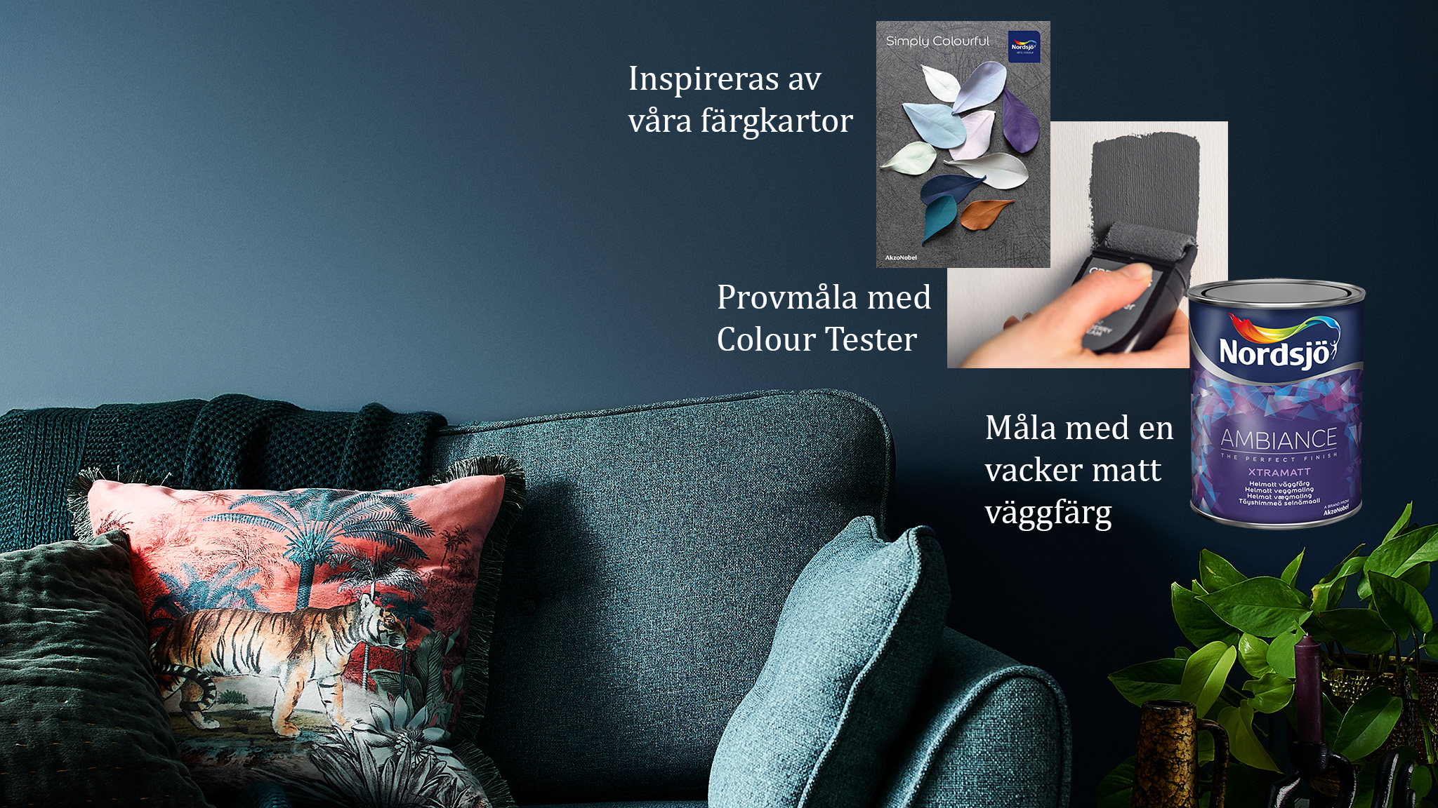 TREND 2020! Våga måla och inreda mörkt  Nordsjö
